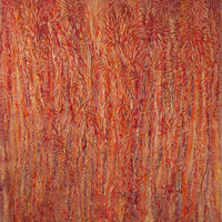 Current, 2008, encaustic on panel, 66 x 60 inches