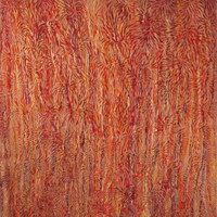 Current, 2008, encaustic on panel, 66 x 60 inches