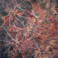 HazyDaze, 2012, encaustic on panel